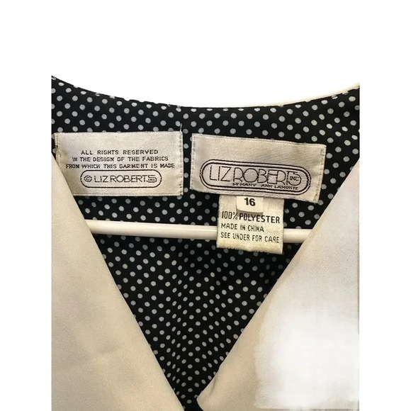 Liz Roberts by Mary Ann Restivo Women's vintage Dress Size 16 - Picture 3 of 5